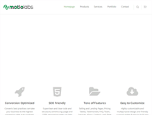 Tablet Screenshot of motiolabs.com